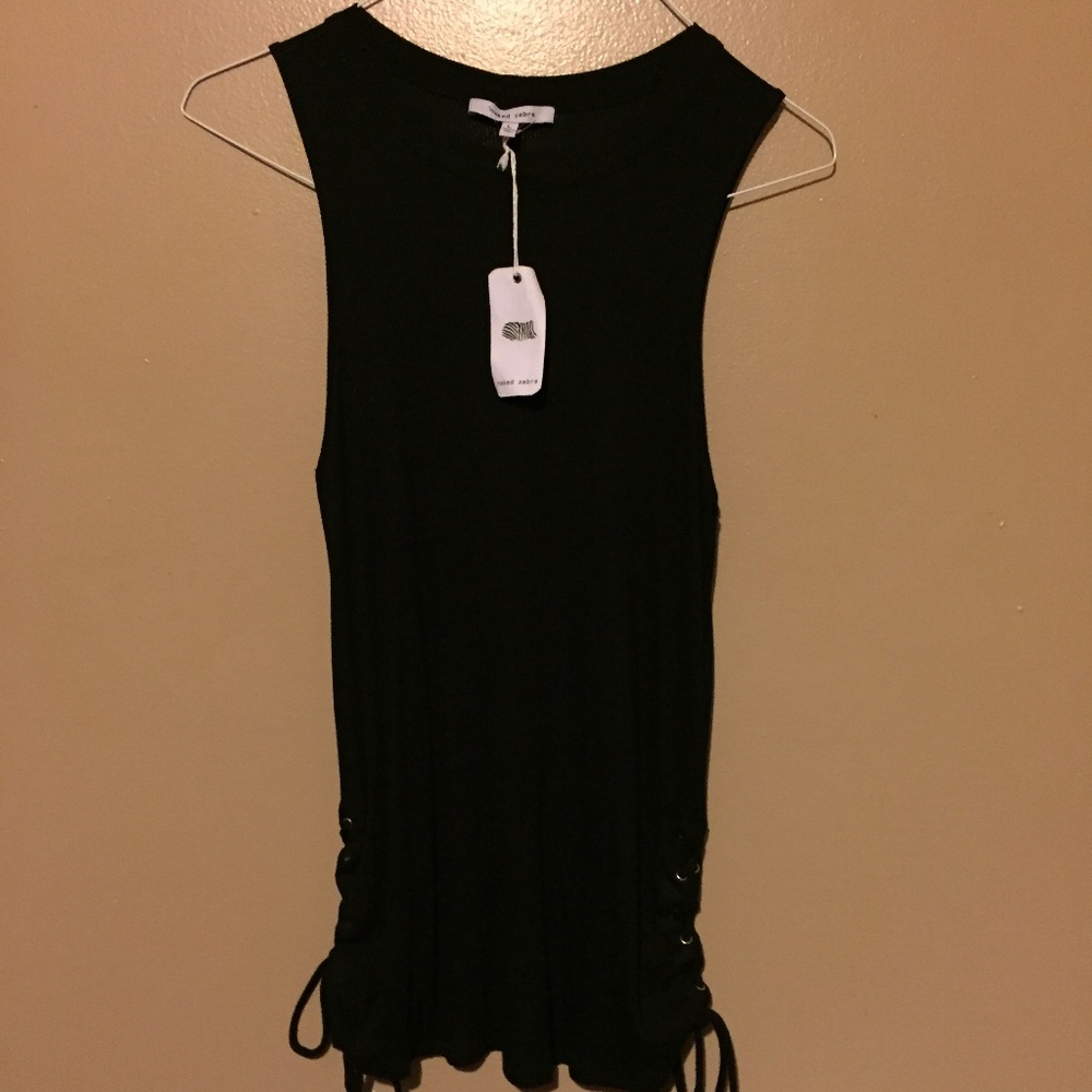 Naked Zebra Sleveless Tank Top